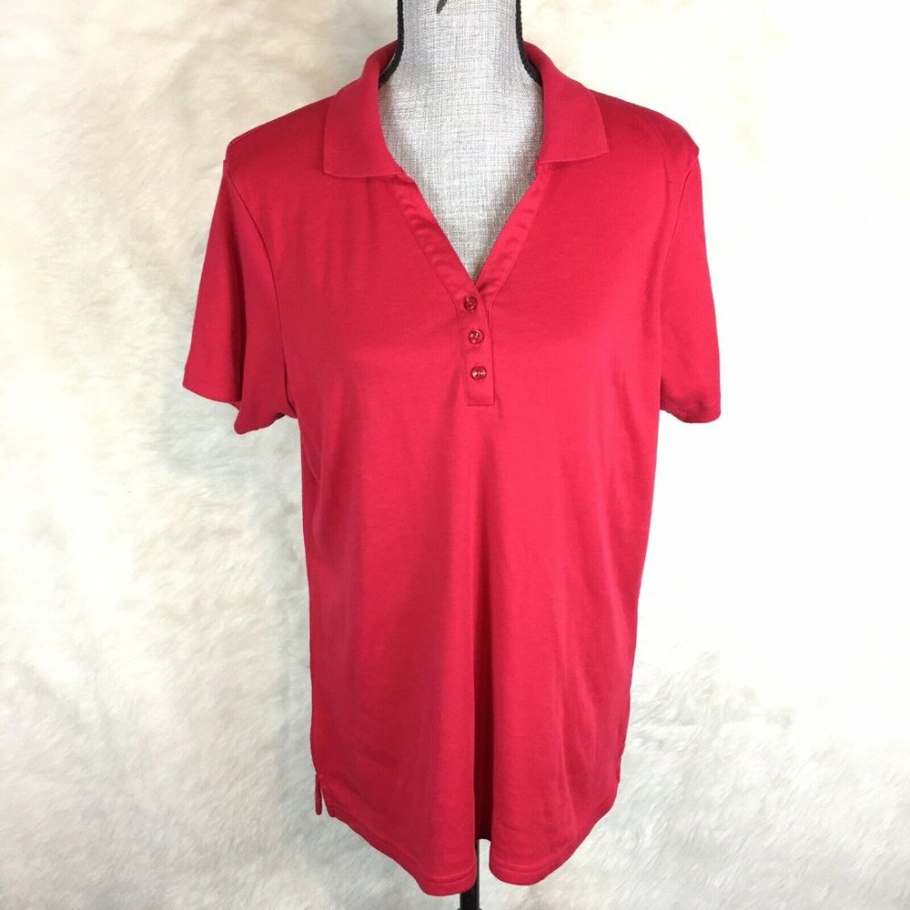 🌈 Port Authority Short Sleeve Popover Top Stretch